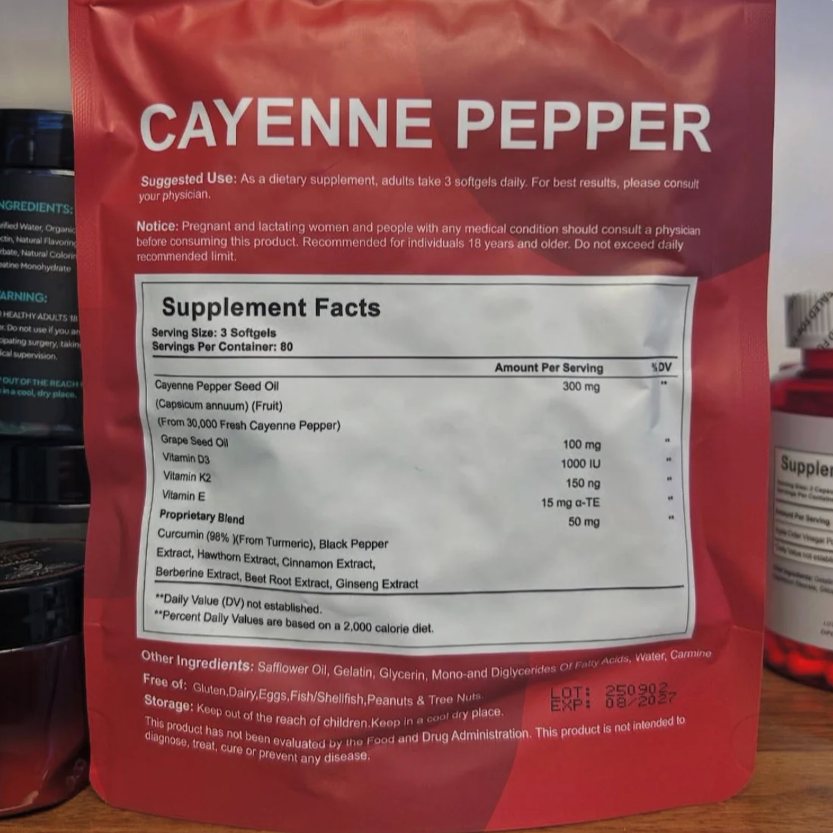 Align Supply Cayenne Pepper Softgels