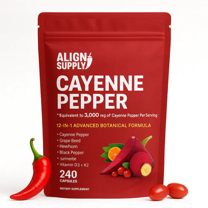Align Supply Cayenne Pepper Softgels